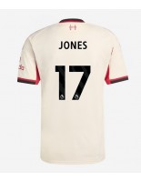 Moške Nogometnih dresov Liverpool Curtis Jones #17 Gostujoči 2025-26 Kratki rokavi Moške Nogometnih dresov Liverpool Curtis Jones #17 Gostujoči 2025-26 Kratki rokavi